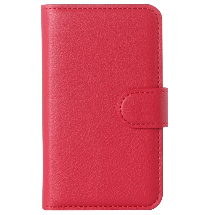 Litchi Texture Flip Leather Case with Holder & Card Slots & Wallet for Lenovo A369