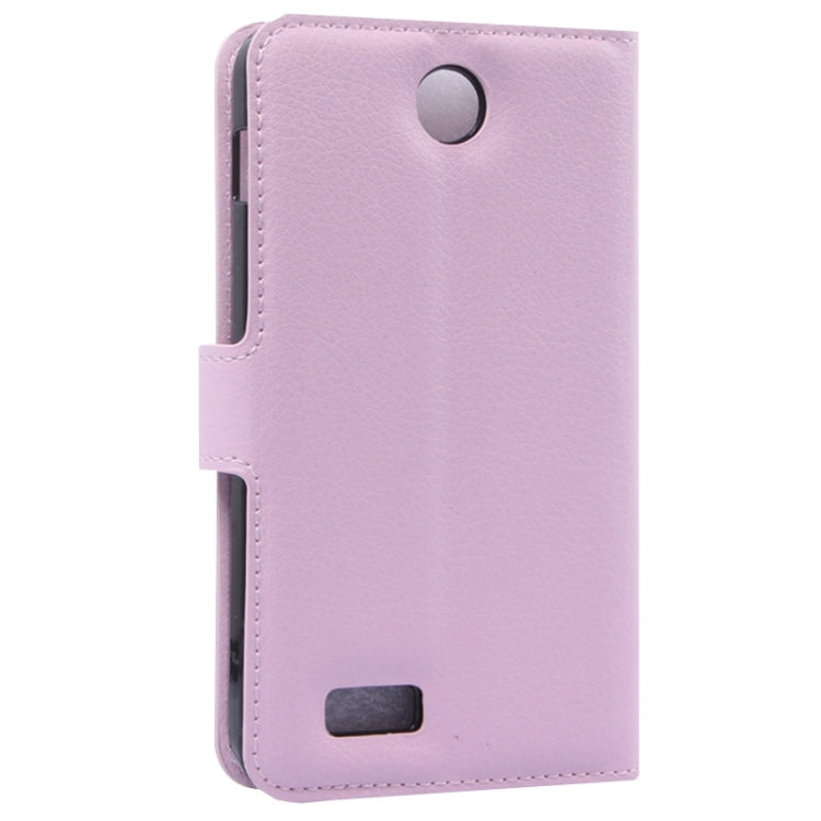 Litchi Texture Flip Leather Case with Holder & Card Slots & Wallet for Lenovo A590