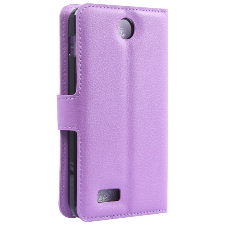 Litchi Texture Flip Leather Case with Holder & Card Slots & Wallet for Lenovo A590