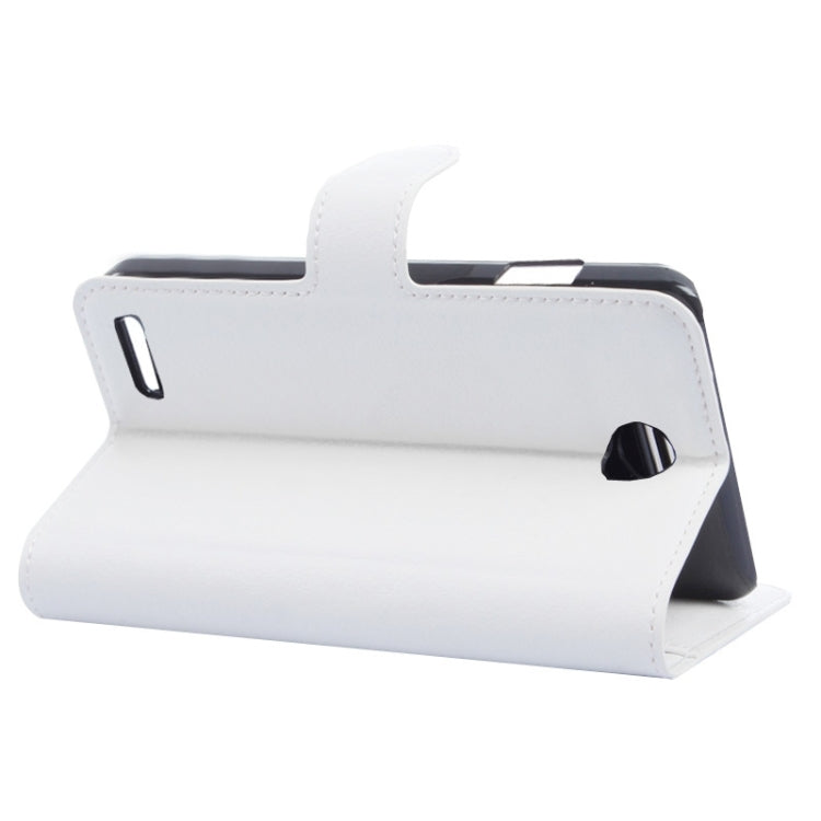 Litchi Texture Flip Leather Case with Holder & Card Slots & Wallet for Lenovo A590