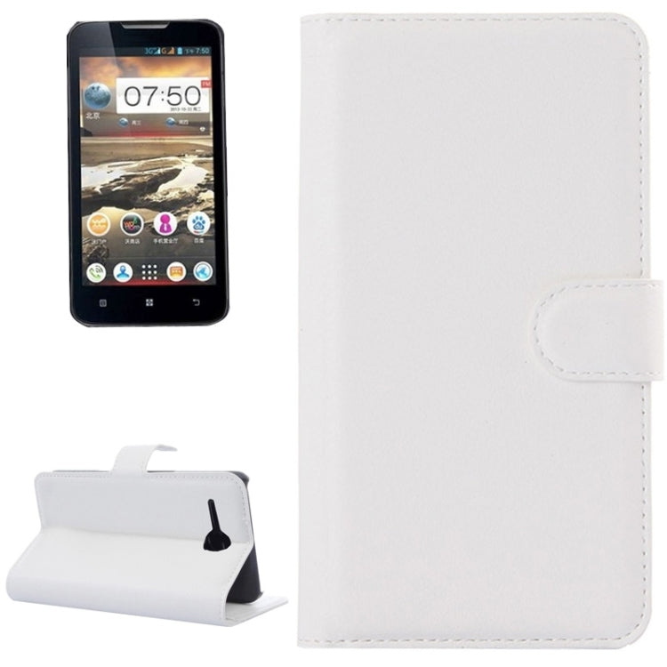 Litchi Texture Flip Leather Case with Holder & Card Slots & Wallet for Lenovo A680