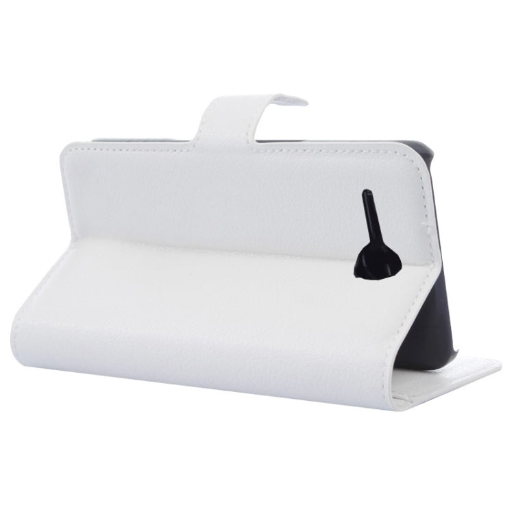 Litchi Texture Flip Leather Case with Holder & Card Slots & Wallet for Lenovo A680