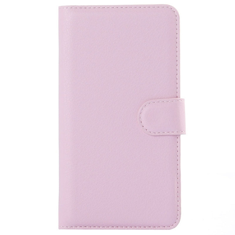 Litchi Texture Flip Leather Case with Holder & Card Slots & Wallet for Lenovo A850