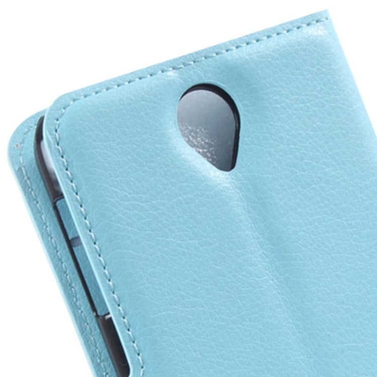Litchi Texture Flip Leather Case with Holder & Card Slots & Wallet for Lenovo A850