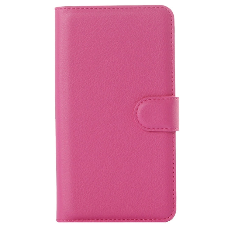 Litchi Texture Flip Leather Case with Holder & Card Slots & Wallet for Lenovo A850