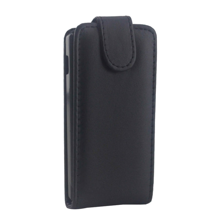 Vertical Flip Leather Case for Sony MT27i / Xperia Sola(Black)
