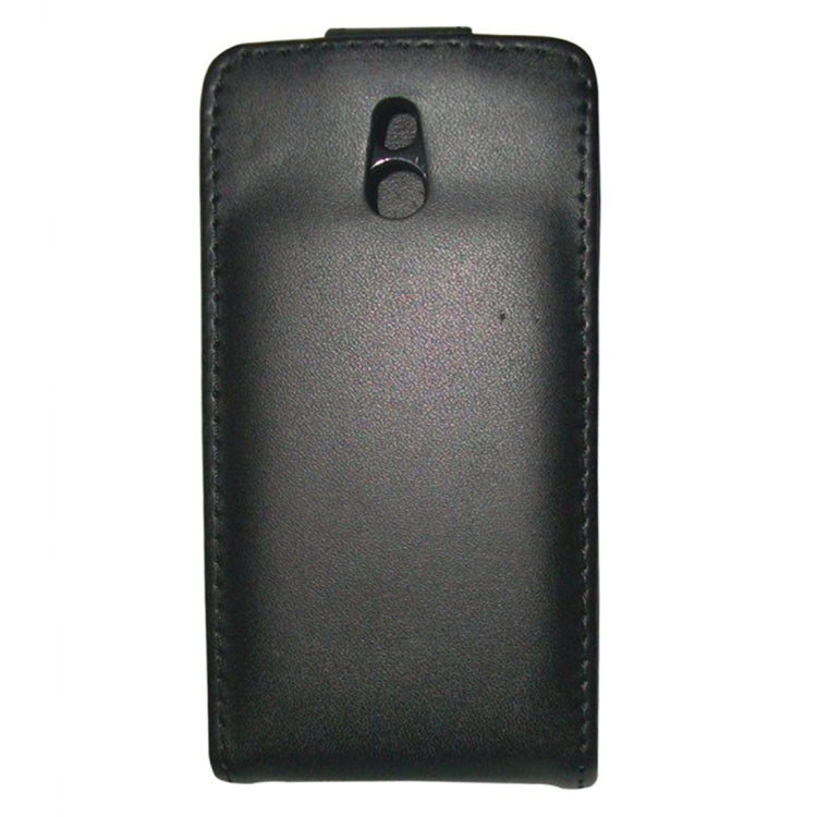 Vertical Flip Leather Case for Sony LT22i (Xperia P)(Black)