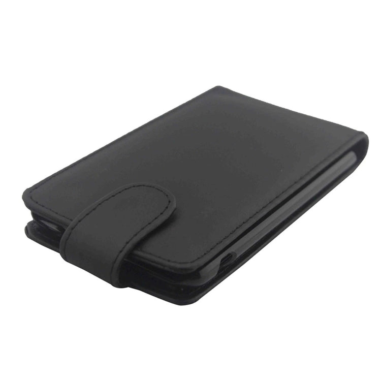 Vertical Flip Leather Case for Sony LT22i (Xperia P)(Black)