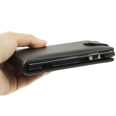 Vertical Flip Holster for Sony Xperia ion LT28i (Black)