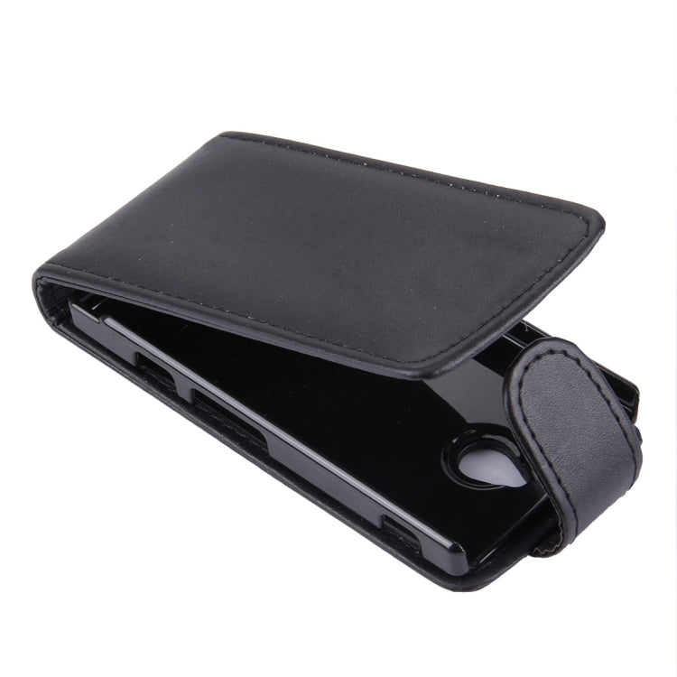 Vertical Flip Holster for Sony Xperia Sola / MT27i(Black)