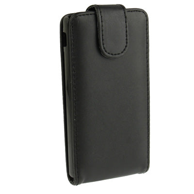 Pure Color Vertical Flip Leather Case for Sony Xperia SP / M35h (Black)