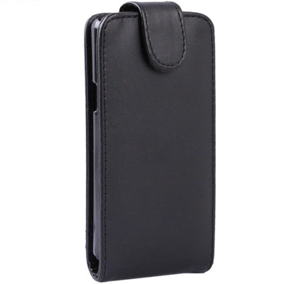Vertical Flip Leather Case for Sony Xperia T / LT30i (Black)
