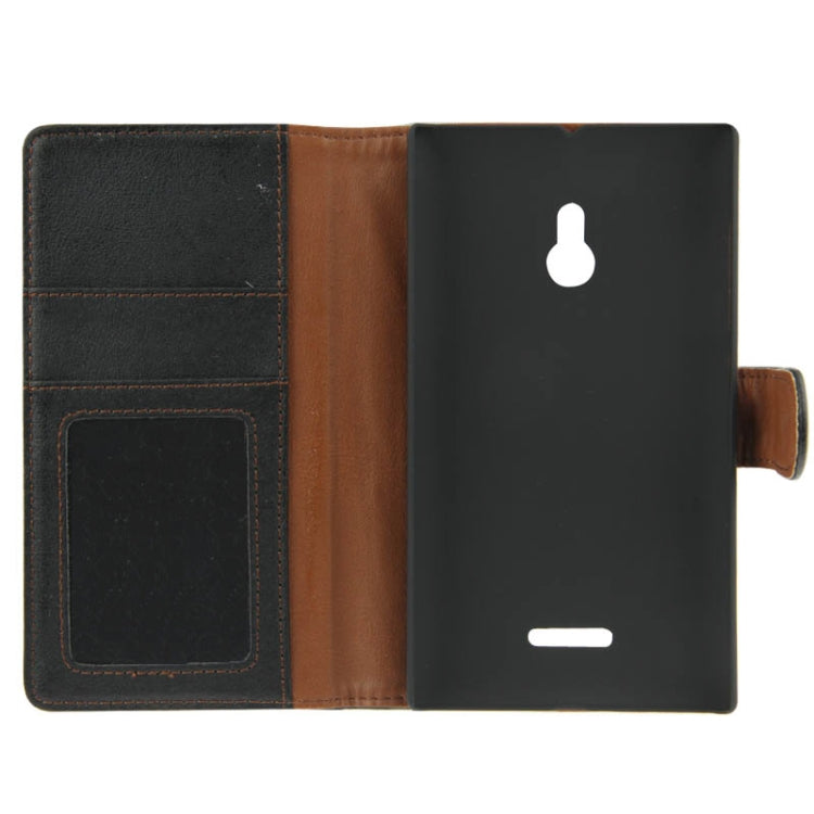 Litchi Texture Flip Leather Case with Card Slots & Holder for Nokia XL