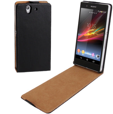 Vertical Flip Leather Case for Sony Xperia Z / L36H / Yuga C6603