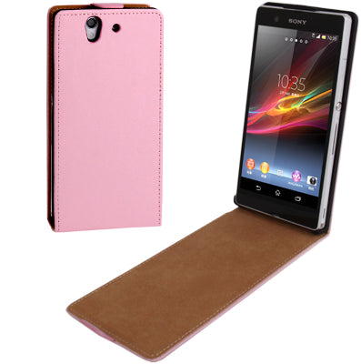 Vertical Flip Leather Case for Sony Xperia Z / L36H / Yuga C6603