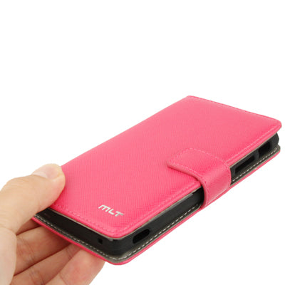 Cross Texture Leather Case with Holder & Credit Card Slots for Sony Xperia GX / TX / LT29i