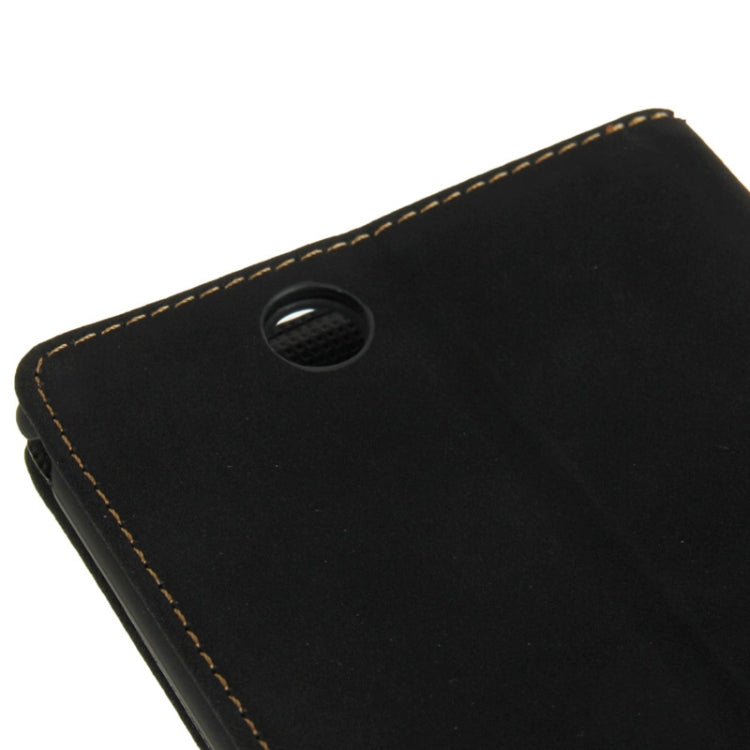 Frosting Flip Leather Case with Credit Card Slots & Holder for Sony Xperia Z Ultra / XL39h