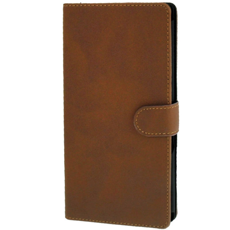 Frosting Flip Leather Case with Credit Card Slots & Holder for Sony Xperia Z Ultra / XL39h