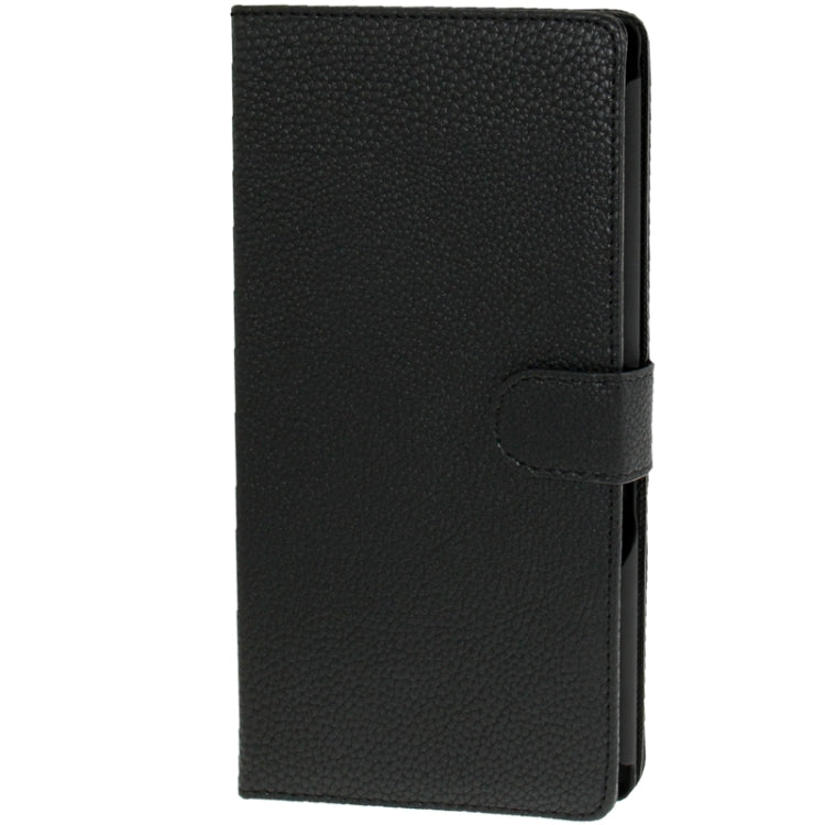 Litchi Flip Leather Case with Credit Card Slots & Holder for Sony Xperia Z Ultra / XL39h