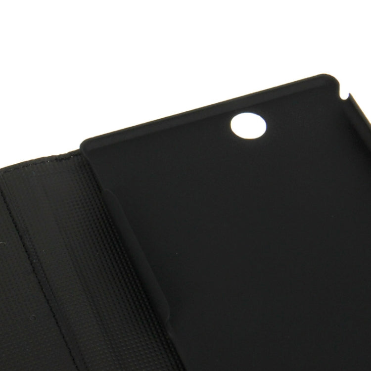 Litchi Flip Leather Case with Credit Card Slots & Holder for Sony Xperia Z Ultra / XL39h