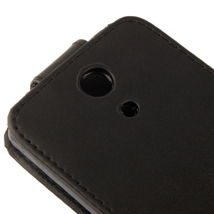 Vertical Flip Soft Leather Case for Sony Xperia ZR / M36H / C5502 (Black)