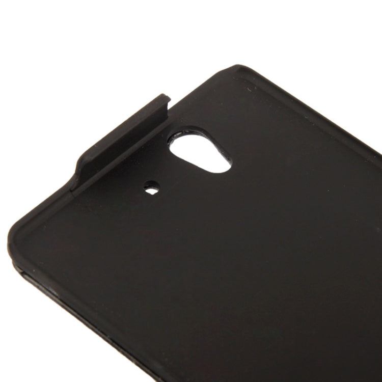 Vertical Flip Leather Case for Sony Xperia Z / L36h / Yuga C6603 (Black)
