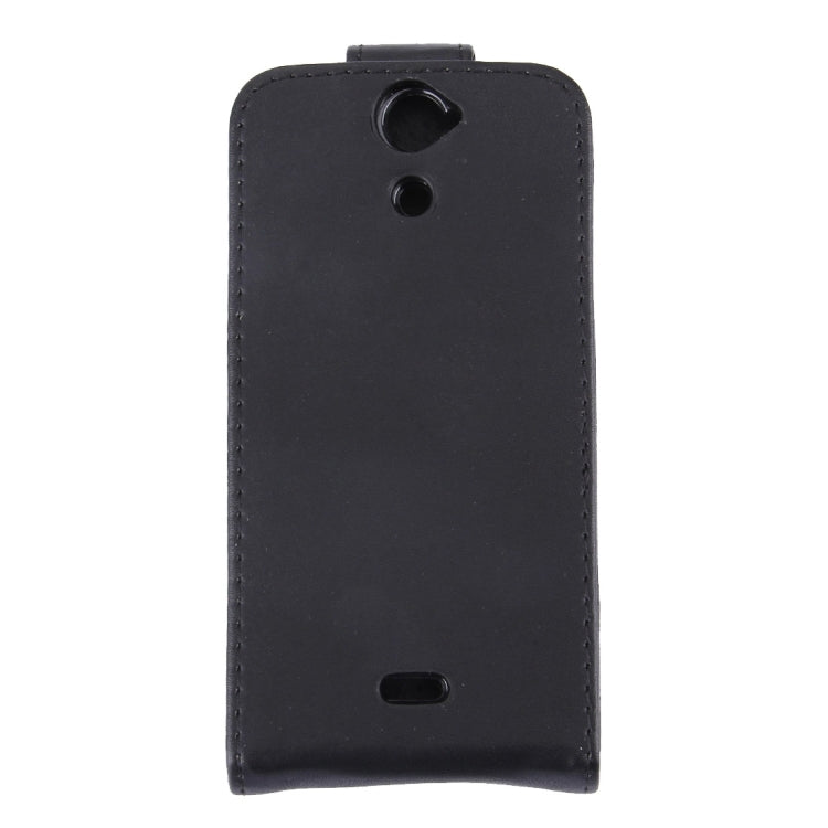 Vertical Flip Soft Leather Case for Sony Xperia V / LT25i(Black)