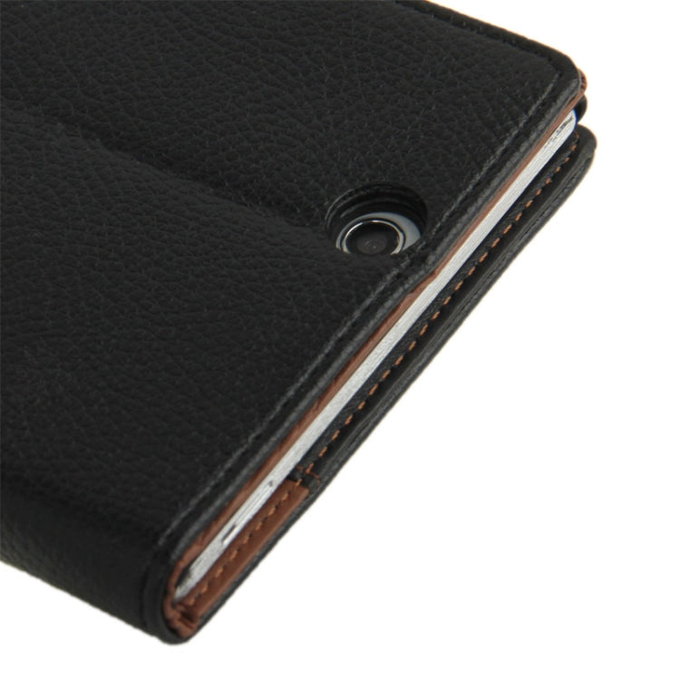 Litchi Texture Horizontal Flip Leather Case with Credit Card Slots & Holder for Sony Xperia Z Ultra / XL39h