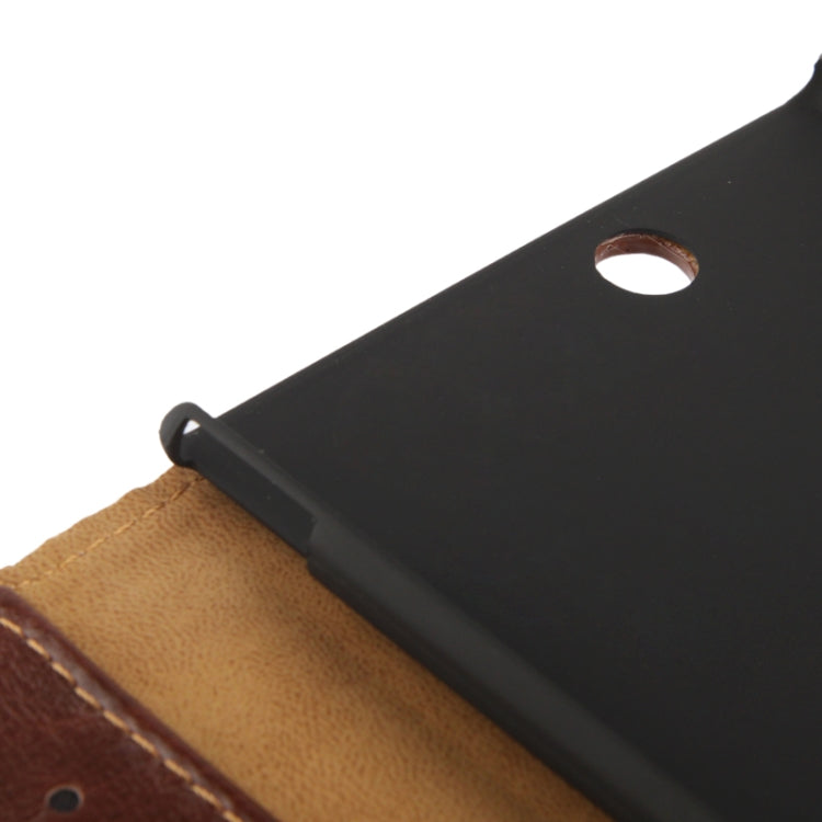 Fine Sheepskin Texture Flip Leather Case with Credit Card Slots & Holder for Sony Xperia Z Ultra / XL39h