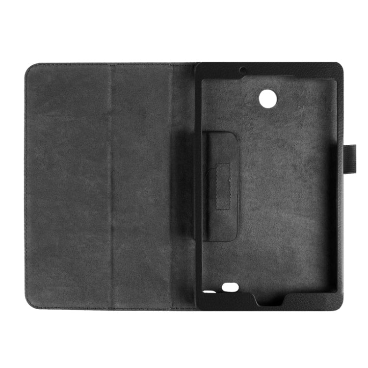 Litchi Texture Horizontal Flip Leather Case with Holder for LG G Pad F 8.0