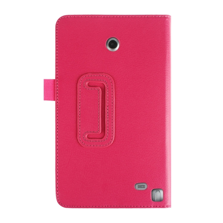 Litchi Texture Horizontal Flip Leather Case with Holder for LG G Pad F 8.0