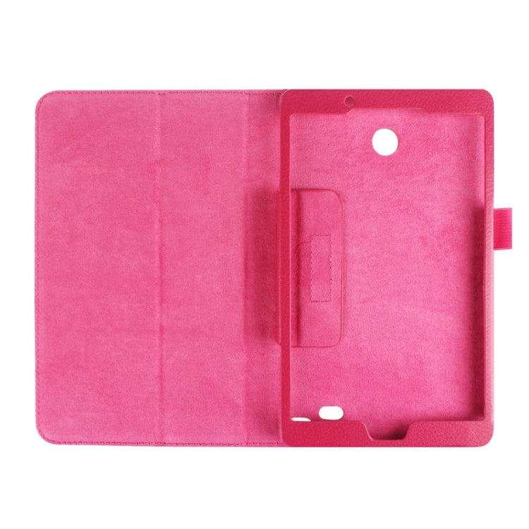 Litchi Texture Horizontal Flip Leather Case with Holder for LG G Pad F 8.0