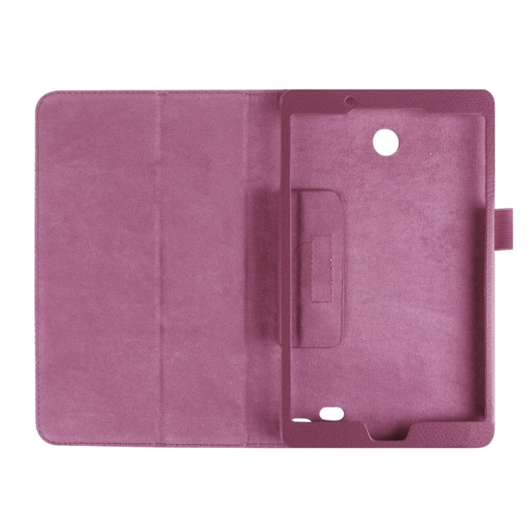 Litchi Texture Horizontal Flip Leather Case with Holder for LG G Pad F 8.0