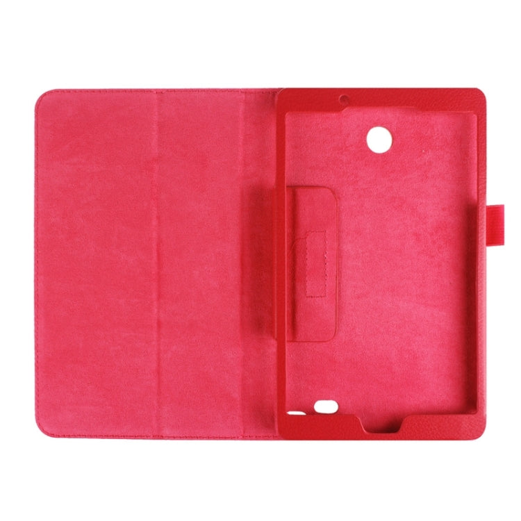 Litchi Texture Horizontal Flip Leather Case with Holder for LG G Pad F 8.0