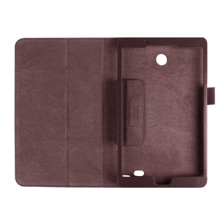 Litchi Texture Horizontal Flip Leather Case with Holder for LG G Pad F 8.0