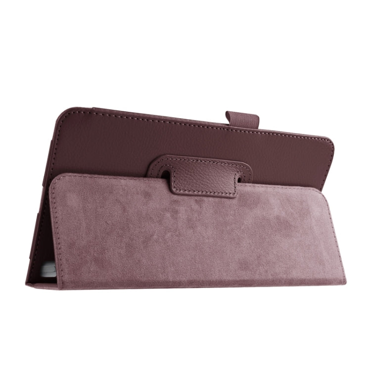 Litchi Texture Horizontal Flip Leather Case with Holder for LG G Pad F 8.0