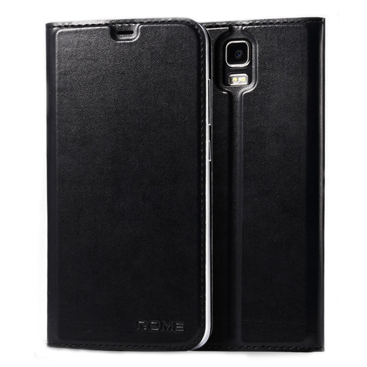 For UMI ROME / For UMI ROME X Horizontal Flip Smart Leather Case with Wake-up / Sleep Function(Black)