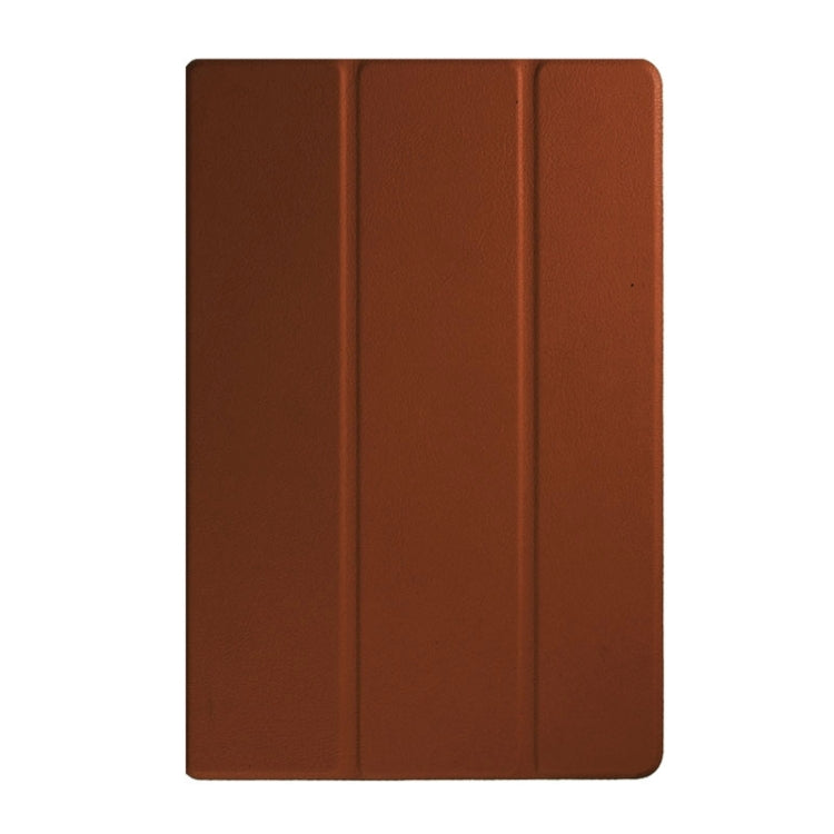 Cross Texture Horizontal Flip Leather Case with 3-folding Holder for Sony Xperia Z4 Tablet