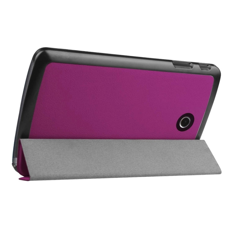 Karst Texture Horizontal Flip Leather Case with 3-folding Holder for LG G Pad F 8.0