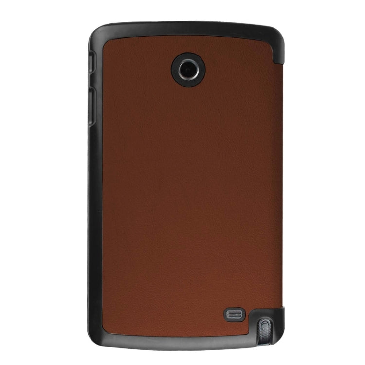 Karst Texture Horizontal Flip Leather Case with 3-folding Holder for LG G Pad F 8.0