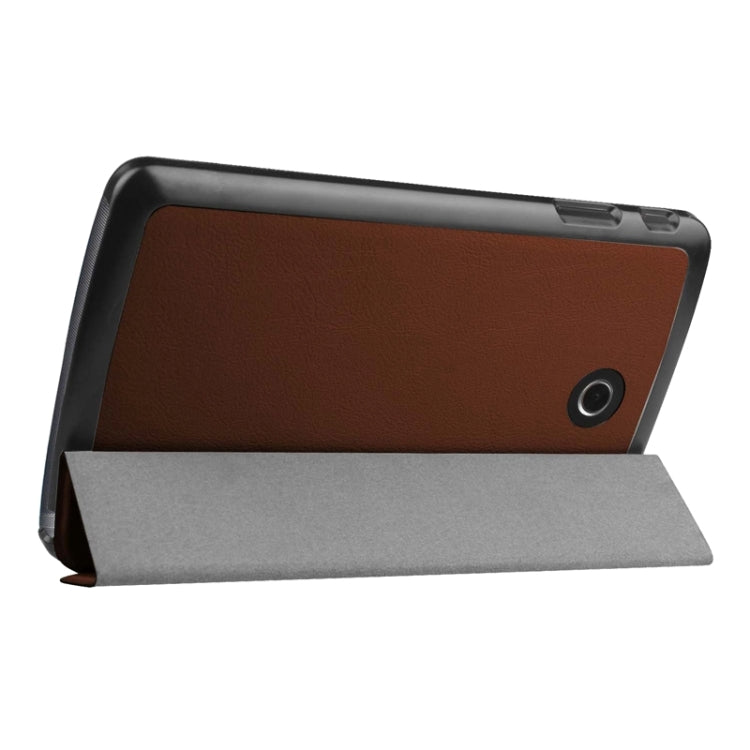 Karst Texture Horizontal Flip Leather Case with 3-folding Holder for LG G Pad F 8.0