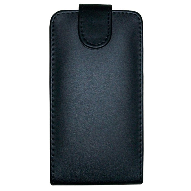 Pure Color Vertical Flip Soft Leather Case for LG Nexus 4 / E960(Black)