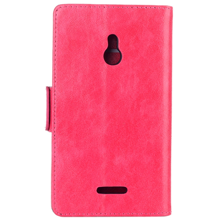 Oil Leather Case with Credit Card Slot & Holder for Nokia XL