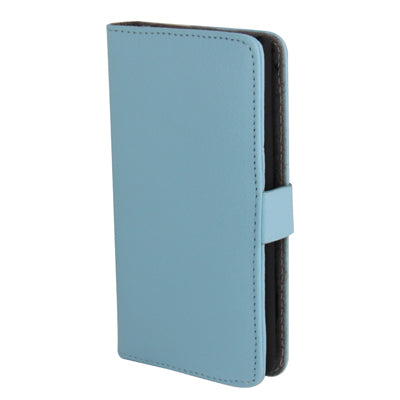 Lichi Texture Leather Case with Holder & Credit Card Slots for LG Optimus L7 / P705 (Baby Blue)
