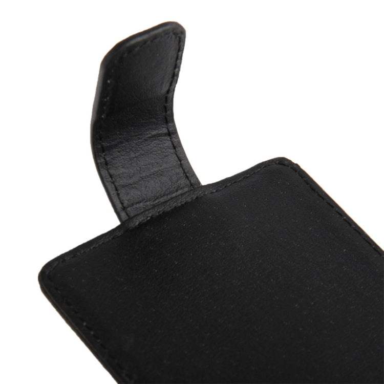 Vertical Flip Leather Case for LG Optimus L4 II / E440 (Black)