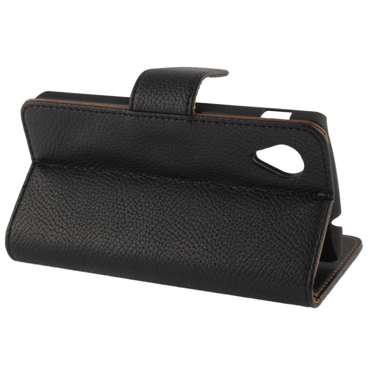 Litchi Texture Horizontal Flip Leather Case with Credit Card Slots & Holder for Google Nexus 5 / D820 / D821