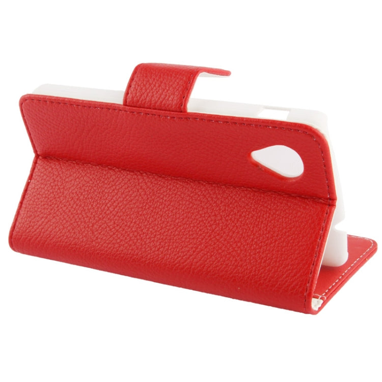 Litchi Texture Horizontal Flip Leather Case with Credit Card Slots & Holder for Google Nexus 5 / D820 / D821