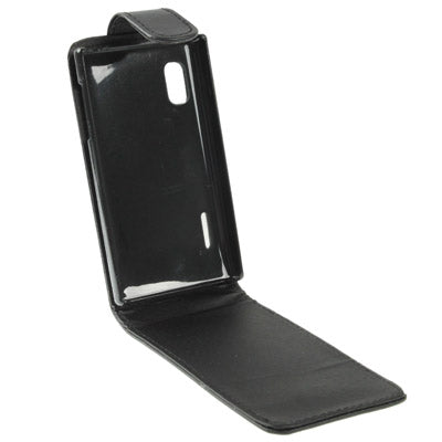 Vertical Flip Holster for LG Optimus L5 (Black)