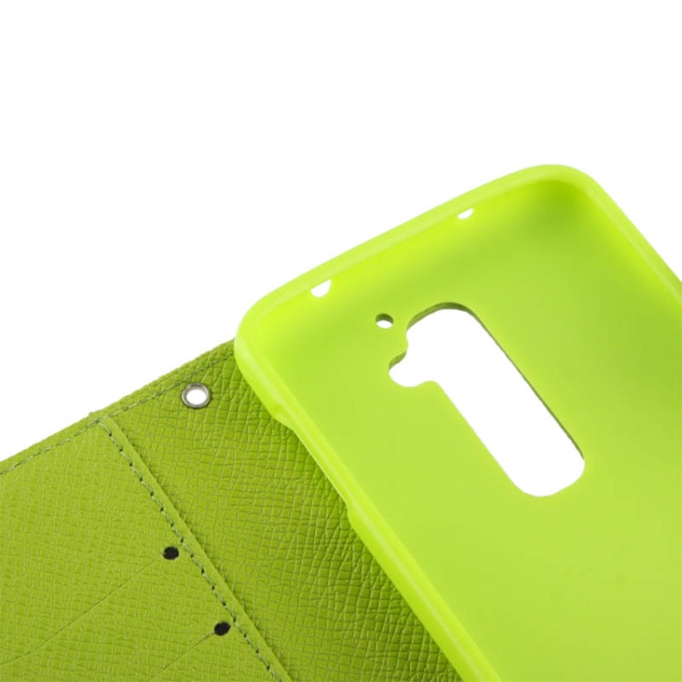 Cross Texture Leather Case with Credit Card Slot & Holder for LG Optimus G2 / D801 / F320 / F340L / LS980