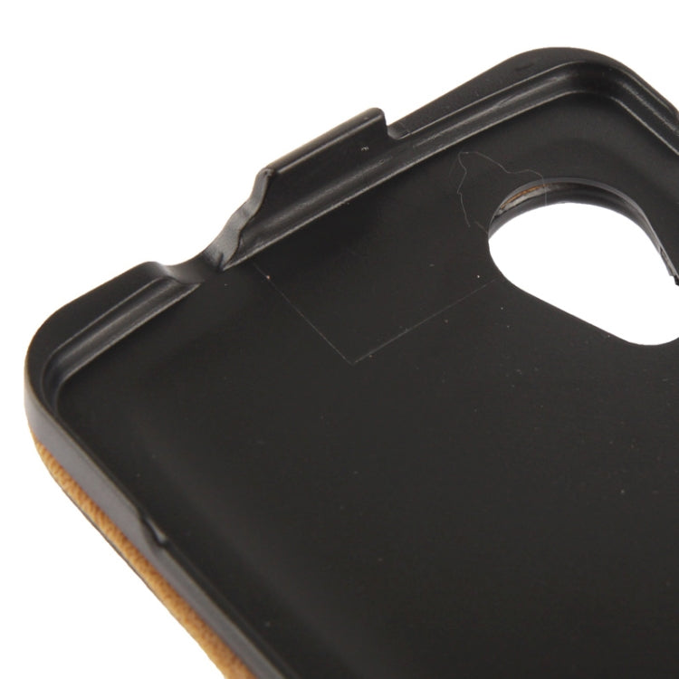 Vertical Flip Leather Case for Google Nexus 5 (Black)